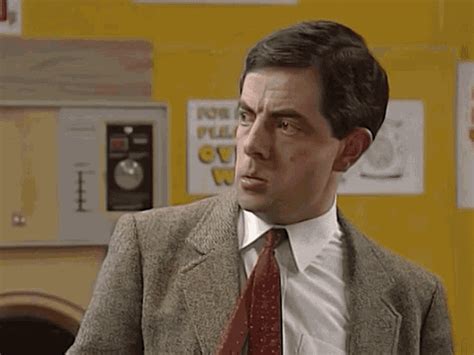 mr bean finger gif|mr bean gif funny.